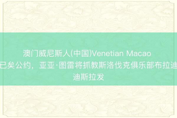 澳门威尼斯人(中国)Venetian Macao 天外：已矣公约，亚亚·图雷将抓教斯洛伐克俱乐部布拉迪斯拉发